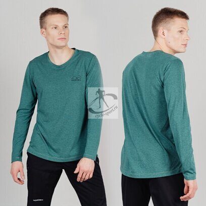 Футболка Nordski Move Alpine Green с длинным рукавом
