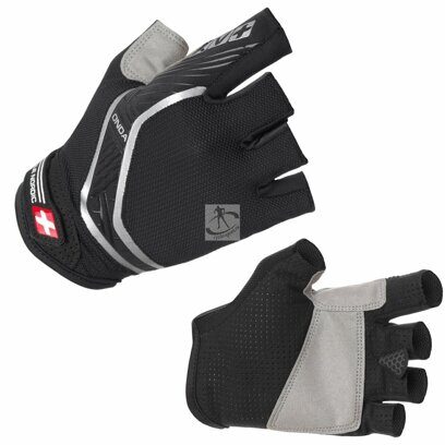 Перчатки летние KV+ ONDA gloves for NW & skiroll, black